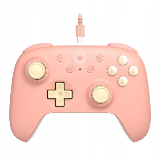 Pad Przewodowy 8Bitdo Ultimate 2C Peach Hall Effect Android PC 8bitdo