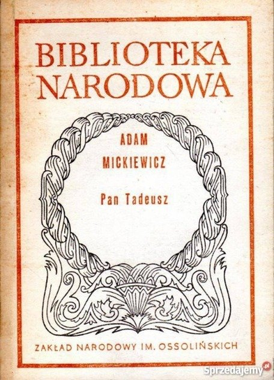 Pan Tadeusz Mickiewicz Adam