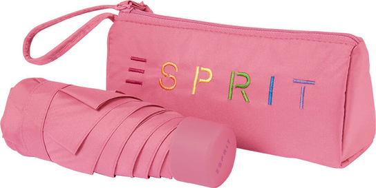 Parasol Esprit Ultra Mini Pouch Colorful Logo Carmine Esprit