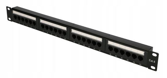 Patchpanel Extralink CAT6 UTP V2 24 porty Extralink