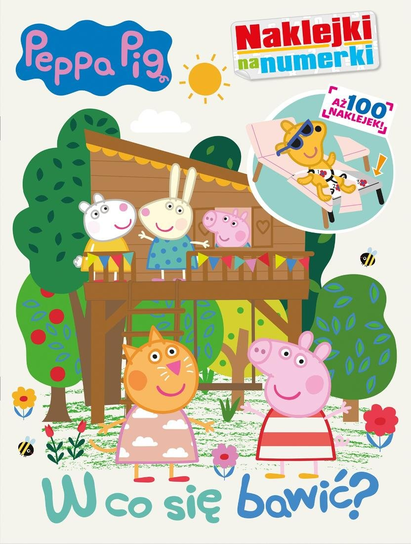 Peppa Pig Naklejki na Numerki Media Service Zawada Sp. z o.o.