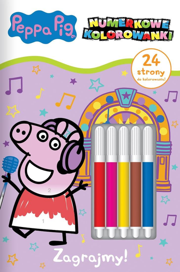 Peppa Pig Numerkowe Kolorowanki Media Service Zawada Sp. z o.o.