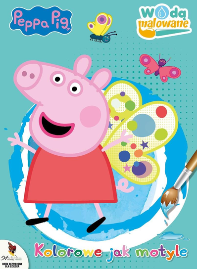 Peppa Pig. Wodą malowane Media Service Zawada Sp. z o.o.