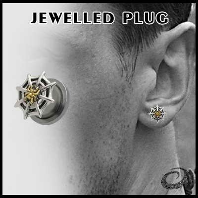 PIERCING TUNEL PAJĄK-śr. wew. 12mm Inna marka