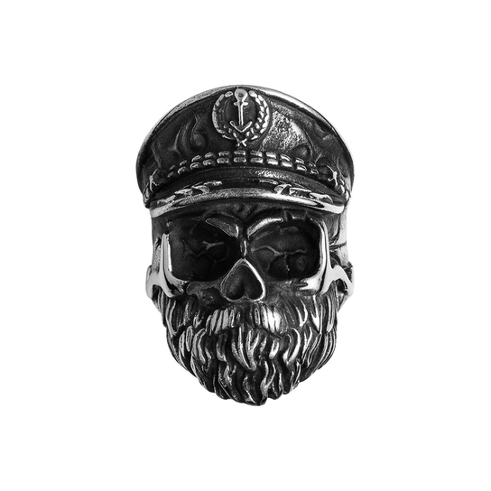 pierścień CAPTAIN'S SKULL-Y VIKING RINGS