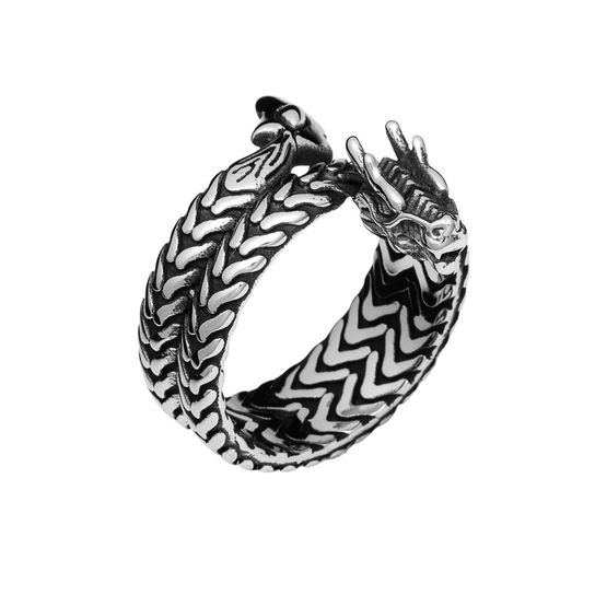pierścień DRAGON SNAKE-V VIKING RINGS