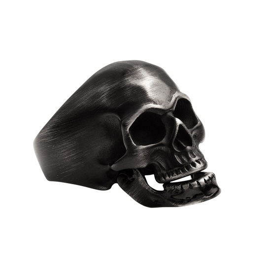 pierścień SKULL BLACK-V VIKING RINGS