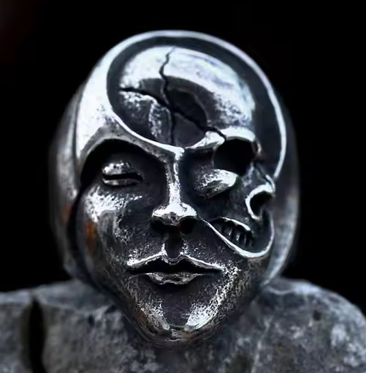 pierścień SKULL / FACE-V Inna marka