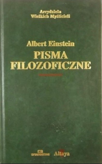 Pisma filozoficzne Einstein Albert