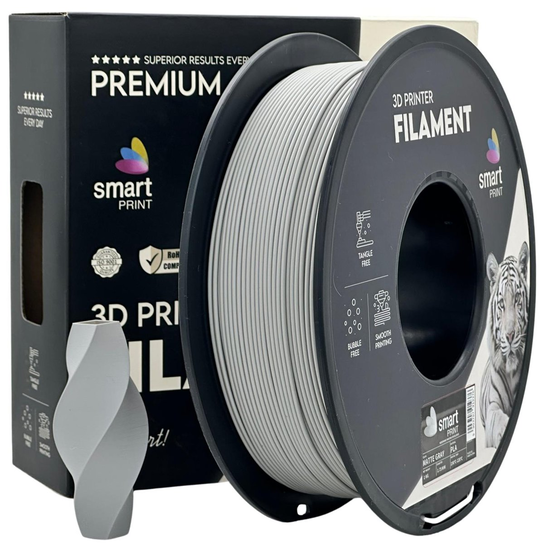 PLA matte gray | Smart Print Imagine