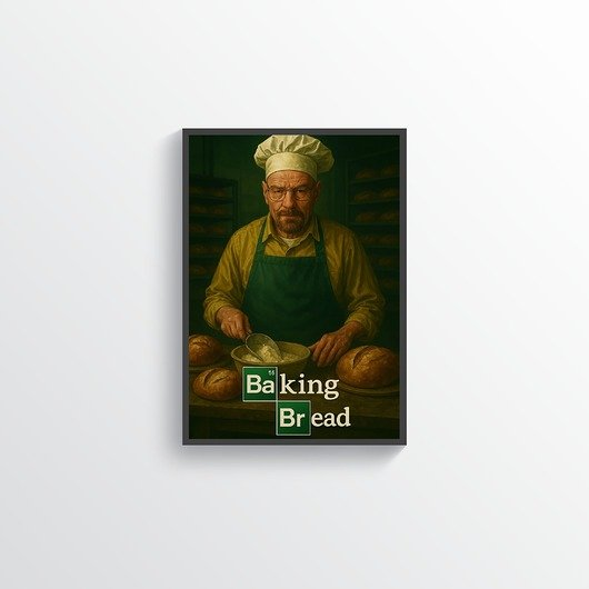 Plakat - Breaking Bread 30x40 Harry Monkey