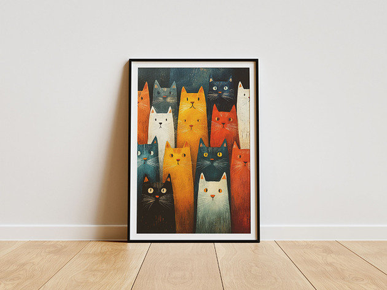 Plakat - Cat Mob 21x30 Harry Monkey