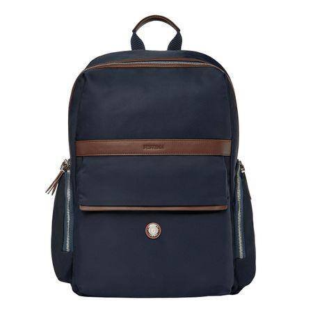 Plecak Button Navy & Brown Festina