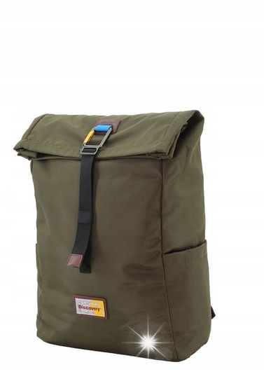 Plecak miejski Discovery Icon - khaki Inna marka
