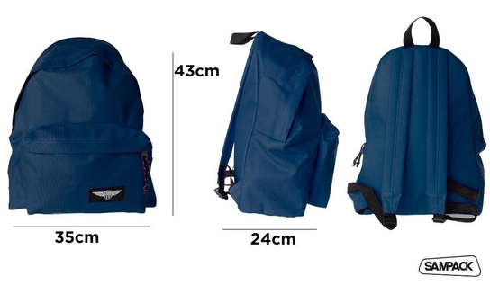 Plecak Sampack granatowy Inna marka