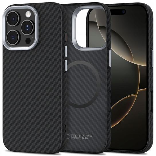 Plecki Tech-protect do Apple iPhone 16 Pro Max czarny TECH-PROTECT
