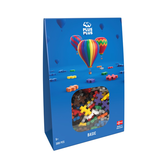 Plus-Plus, klocki Basic w opakowaniu- 300 elementów. Plus-Plus