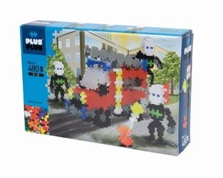 Plus-Plus, Mini Basic, 480 el., Wóz strażacki i strażacy Plus-Plus