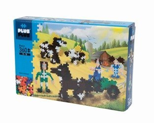 Plus-Plus, Mini Basic, Konie na farmie, 360 el. Plus-Plus
