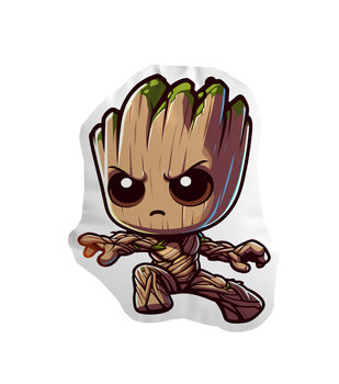 Poduszka Chibi Marvel - Groot Inna marka