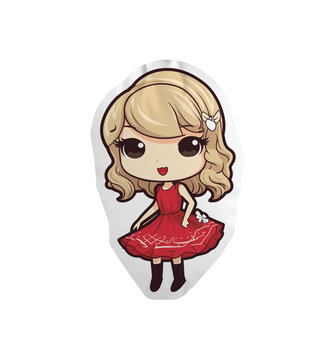 Poduszka Chibi Taylor Swift Inna marka
