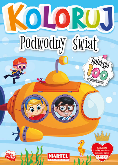 Podwodny świat. Koloruj Martel
