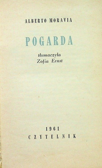 Pogarda Moravia Alberto