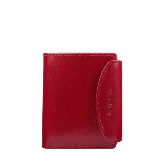 Portfel damski skórzany czerwony premium Canaletto 1207s8 RFIDGR Canaletto