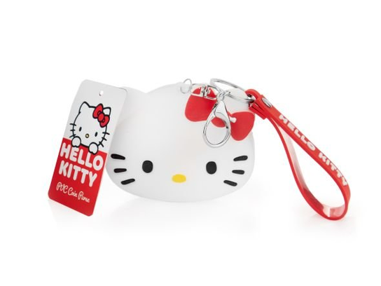 Portmonetka Hello Kitty Classic Damska dla dzieci Mała na monety Brelok do kluczy Pyramid International