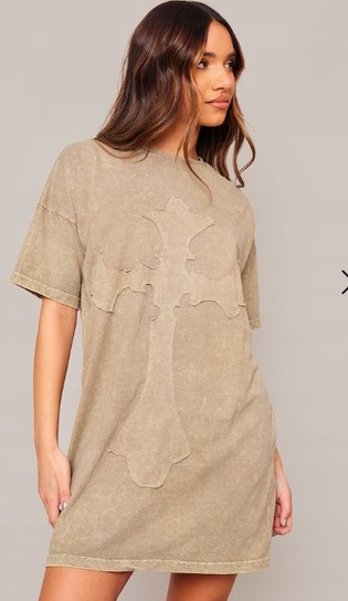 PRETTYLITTLETHING SUKIENKA MINI SZARA BASIC 40 EKK Prettylittlething
