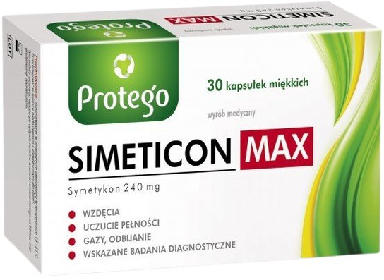 Protego Simeticon Max 30 Kapsułek Protego