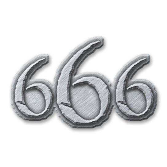 przypinka 666 Inna marka