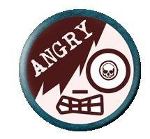 przypinka ANGRY Inna marka