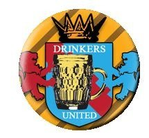przypinka DRINKERS UNITED Inna marka