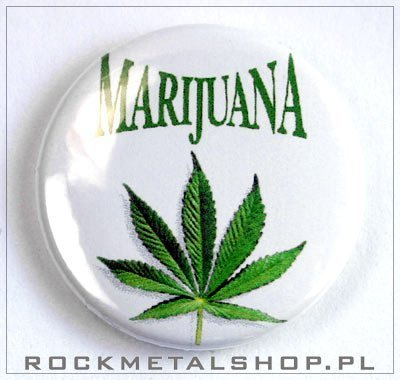 przypinka MARIJUANA Inna marka