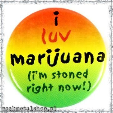 przypinka MARIJUANA Inna marka
