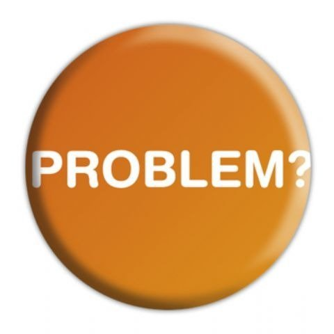 przypinka PROBLEM? Inna marka