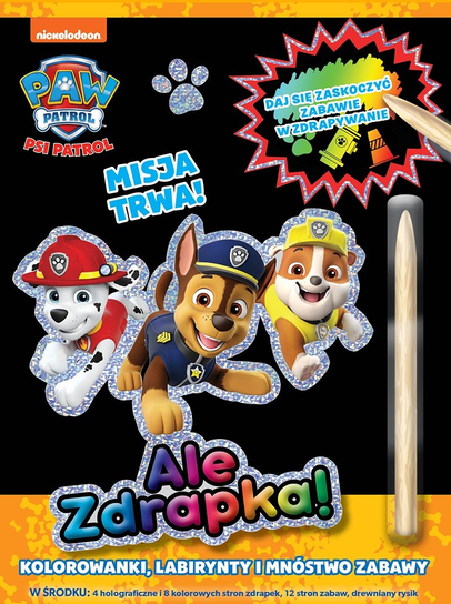 Psi Patrol Ale Zdrapka! Media Service Zawada Sp. z o.o.