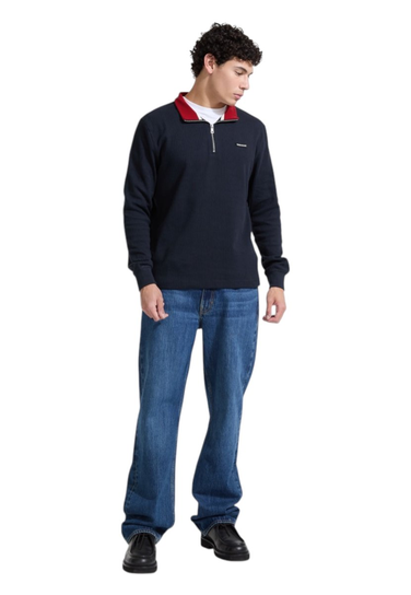 Pullover con zip a coste Uomo Guess Jeans Inna marka