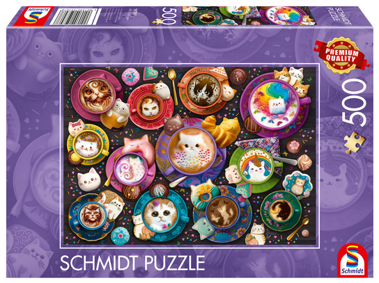 Puzzle, Kotppuccino, 500 el. Schmidt