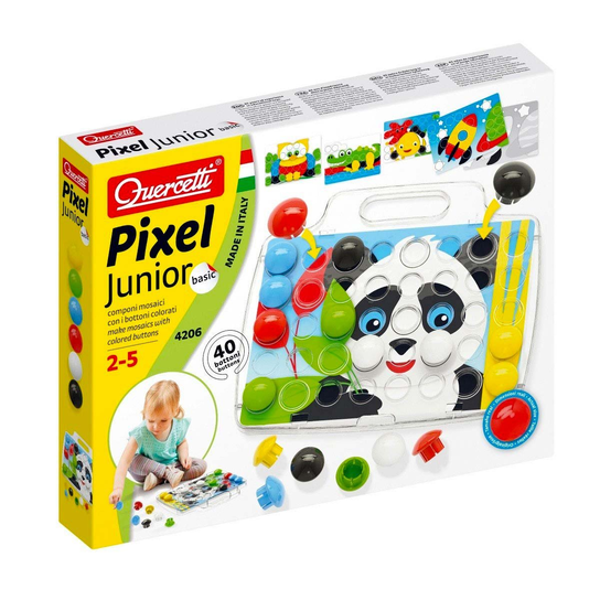 Quercetti, zestaw Mozaika Pixel Junior Basic Quercetti