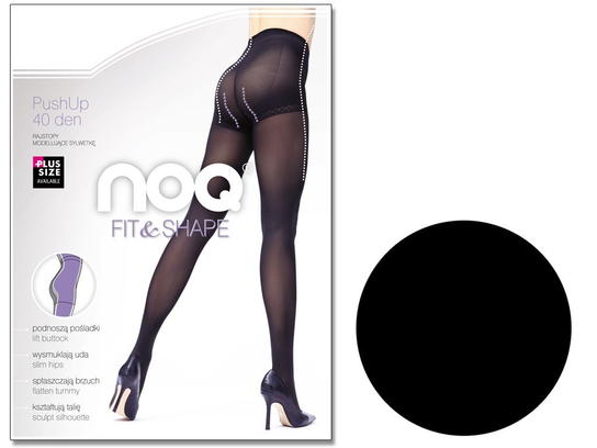 Rajstopy Modelujące 40 Den Push Up 6 Nero KNITTEX