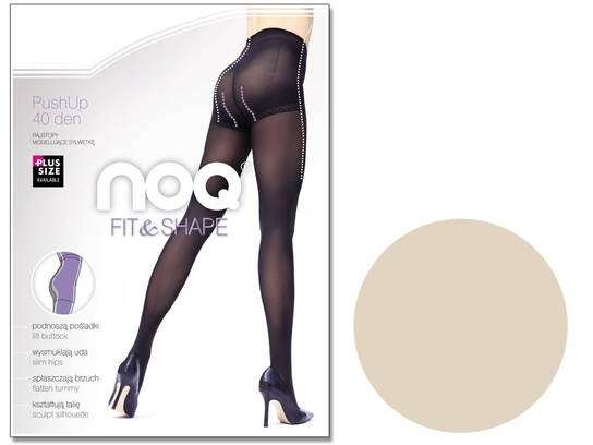 Rajstopy Modelujące 40 Den Push Up Vison 4 KNITTEX