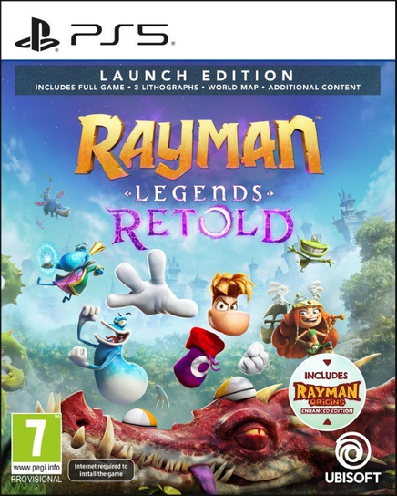 Rayman Legends Retold Launch Edition Ubisoft