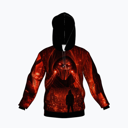 RED PROTOCOL - Bluza z kapturem Oversize XL DK Syndicate