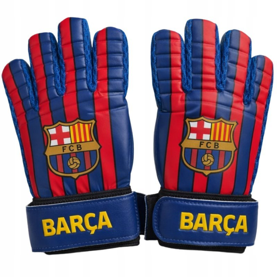 Rękawice Bramkarskie dla Dzieci FC Barcelona Oficjalny Produkt 18 CM ROZ. 2 FC Barcelona