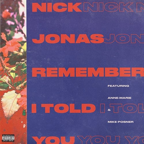 Remember I Told You Nick Jonas feat. Anne-Marie, Mike Posner