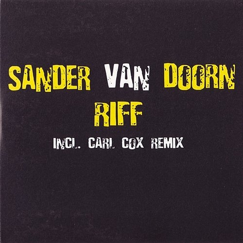 Riff Sander Van Doorn