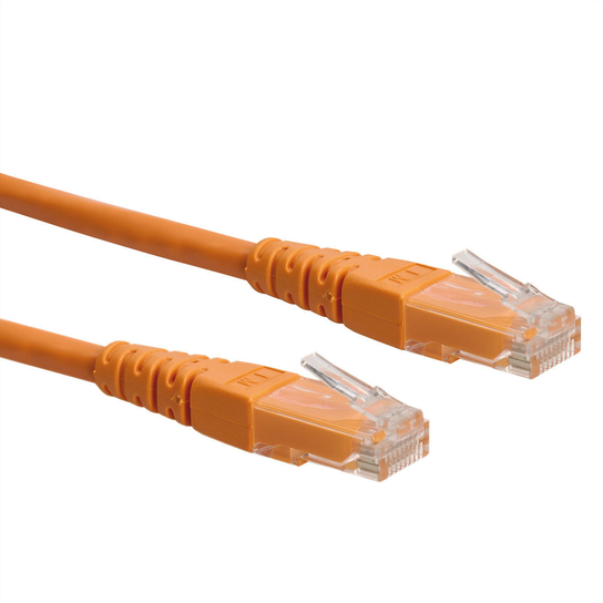 ROLINE Patchcable Cat.6 UTP (Class E), orurowanie, 1 m Roline