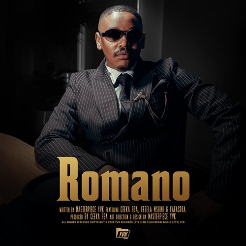 Romano Masterpiece YVK, Ceeka RSA, Fezela Mshini, Fafastra